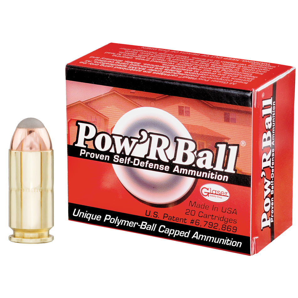 Cor-Bon Glaser Pow'rBall .40 S&W 135 gr JHP ammo