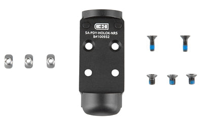 C&H Precision V4 Optic Mounting Plate for Springfield Prodigy to Holosun 407K/507K, Matte Black