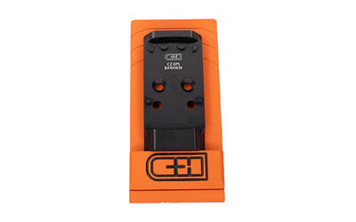 C&H Precision V4 Optic Mounting Plate for CZ P10 Optic Ready to Holosun EPS/EPS Carry, Anodized Black