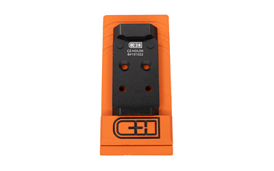 C&H Precision V4 Optic Mounting Plate, CZ P10 Optic Ready to Holosun 407K/507K, Anodized Black CZ-HOLOk