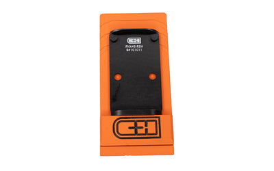 C&H Precision V4 Optic Mounting Plate, FN FNX Optic Ready to Holosun 407C/507C/508T & Trijicon RMR/SRO/RCR, Black FNX45-RSH