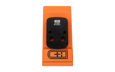 C&H Precision V4 Optic Mounting Plate, Glock 43x/48 MOS to Trijicon RMR/SRO & Holosun 507C/407C/508T, Black GLX-RSH