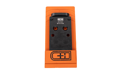 C&H Precision V4 Optic Mounting Plate, HK VP9 Optic Ready to Trijicon RMR/SRO & Holosun 507C/407C/508T, Black HK-RSH