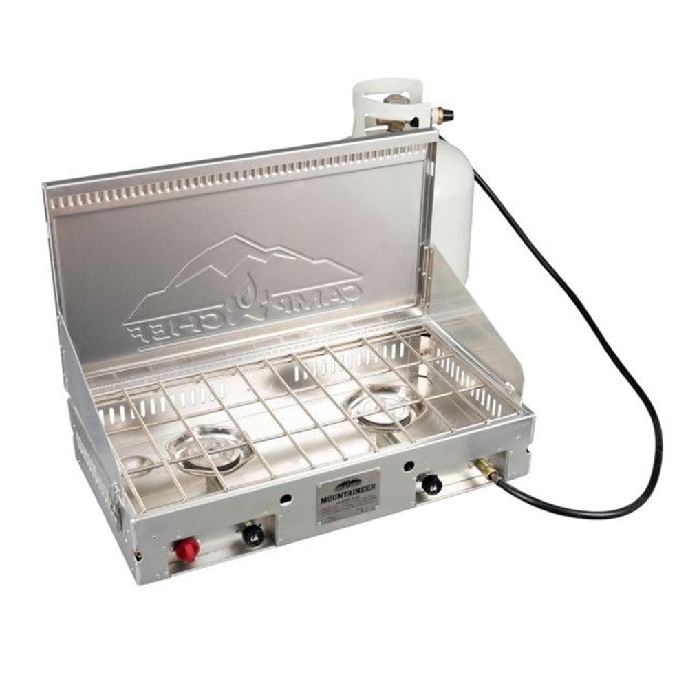 Camp Chef Mountaineer Aluminum Two-Burner Outdoor Cooking System