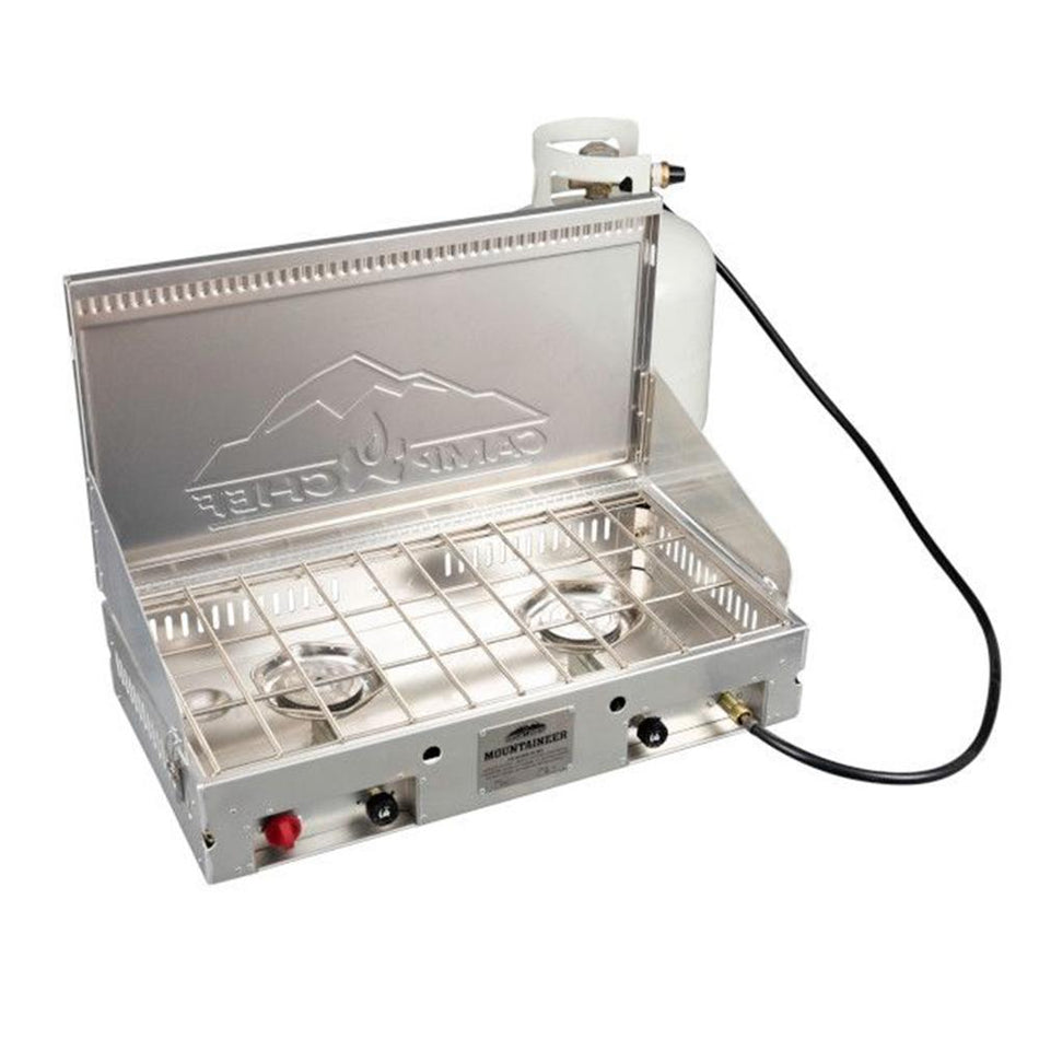 Camp Chef Mountaineer Aluminum Two-Burner Outdoor Cooking System