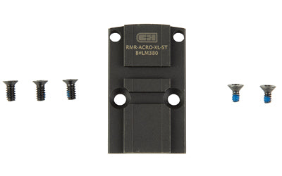 C&H Precision Optic Mounting Plate for Trijicon RMR to Aimpoint ACRO & C&H Duty-XL, Black