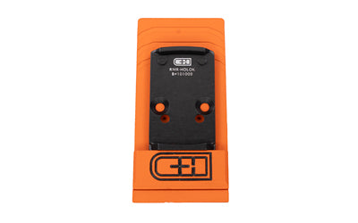 C&H Precision V4 Optic Mounting Plate, Converts Trijicon RMR Footprint to Holosun 407K/507K, Anodized Black RMR-HOLOk