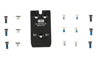 C&H Precision XD OSP Optic Mounting Plate, Springfield Armory XDM to Holosun 407K/507K, Anodized Black SA-OSP-HOLOk