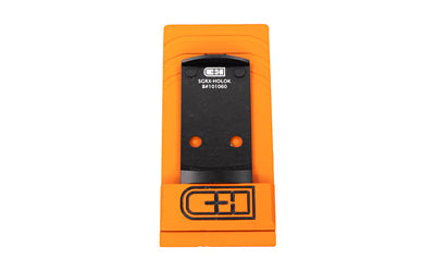 C&H Precision V4 Optic Mounting Plate, Sig P320 RX/Pro Series/AXG to Holosun 407K/507K, Anodized Black SGRX-HOLOk