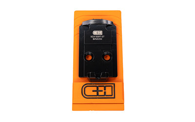 C&H Precision V4 Optic Mounting Plate, Sig P320 X-FIVE/M17/M18 Romeo1Pro/DPP Cut to Holosun 509T, Black