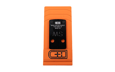 C&H Precision V4 Optic Mounting Plate, M&P Shield 2.0 to Holosun 407K/507K, Anodized Black SWMP-HOLOK-SHIELD