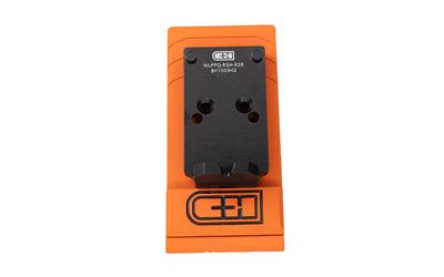 C&H Precision V4 Optic Mounting Plate, Walther PPQ Q4/Q5 to Trijicon RMR/SRO & Holosun 407C/507C/508C/508T, Black WLPPQ-RSH-RSR