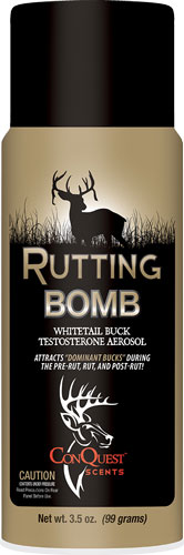 Conquest Scents Rutting Buck Bomb Deer Lure Aerosol 3.5 oz