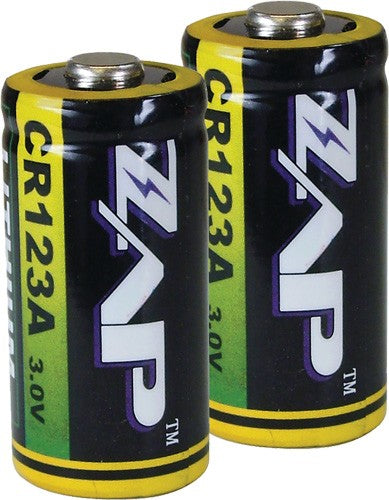 PSP Zap CR123A Lithium Batteries 2-Pack for Stun Guns