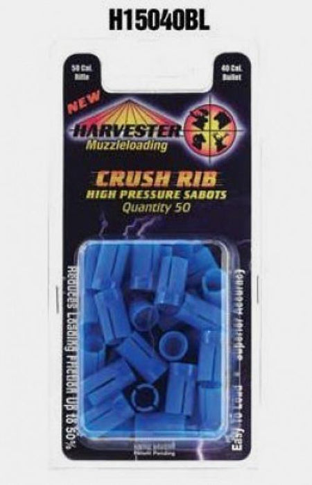 Harvester Muzzleloading Crush Rib Sabot 50 Cal / .40 Cal - 50 Count