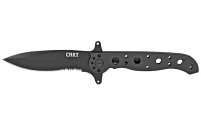 Columbia River Knife & Tool M21-10KSF Folding Knife, 3.13" Blade, 8Cr14MoV Steel, Black Oxide, Frame Lock, Stainless Steel Handle