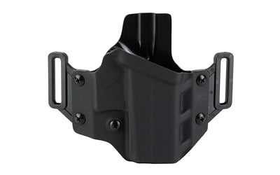Crucial Concealment Covert OWB Holster, Outside Waistband, Right Hand, Kydex, Black, Fits Glock 43/43X 1002