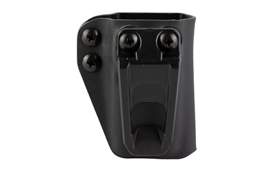 Crucial Concealment Covert Mag Pouch, Ambidextrous, Kydex, Black, Fits Sig Sauer P320 Magazines