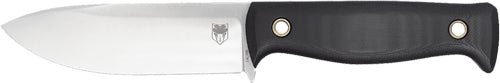 CobraTec Back Country 4.5" Fixed Blade Black Knife with Kydex Sheath