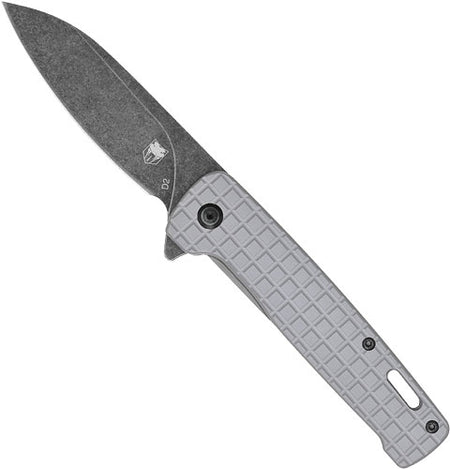 CobraTec Rhino Folder 3.37" Grey/Black Stonewash D2 Blade Knife