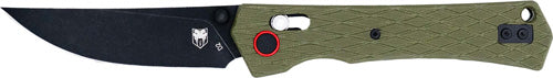 CobraTec Legacy Bar Lock 3.5" G10 OD Green/Black D2 Blade Folding Knife