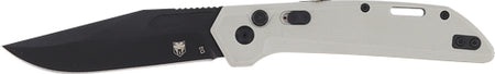 CobraTec Naja Side Button Auto Knife 3.5" D2 Lunar Grey