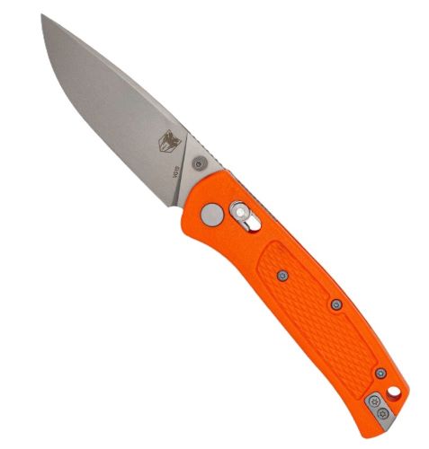 CobraTec EDC Scout Bar Lock 3.12" Orange Stainless Steel Folding Knife