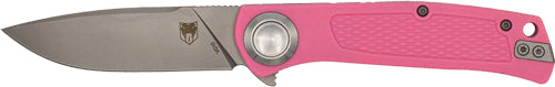 CobraTec EDC Scout Bar Lock 3.12" Pink Stainless Steel Folding Knife
