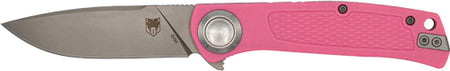 CobraTec EDC Scout Bar Lock 3.12" Pink Stainless Steel Folding Knife