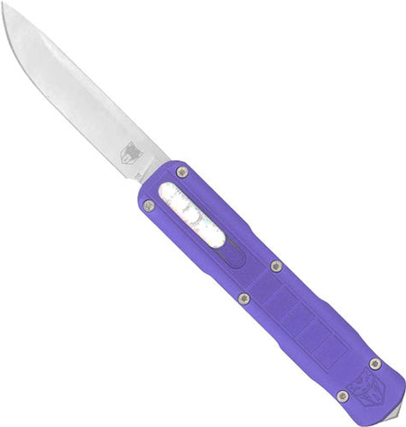 CobraTec Small Raptor OTF Purple 2.5" Drop Point Knife