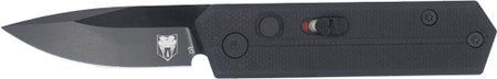 CobraTec Stinger Folder 1.9" Black/Black D2 Blade SD Button Knife