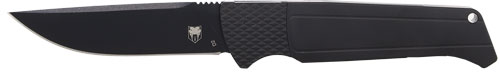 CobraTec Viper Auto Folder 3.12" Black/Satin D2 Black Blade Knife