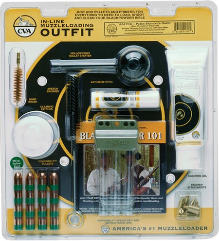 CVA Pellet Shooters Muzzleloader Accessory Outfit - 50 Cal
