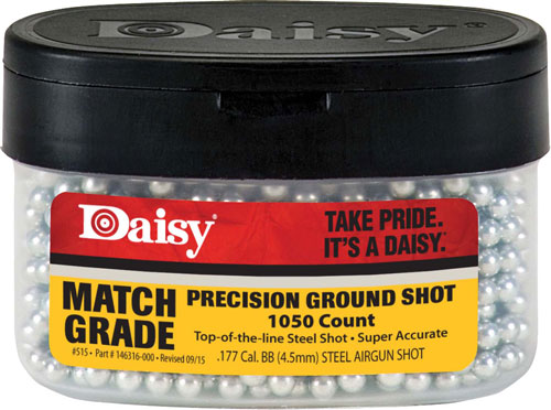 Daisy Match Grade BBs 1050-Count - 12-Pack Carton