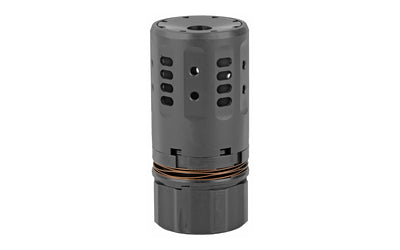 Dead Air Armament Pyro 2.0 Enhanced Muzzle Brake, Fits Key Brake or Flash Hider Mount, Black DA202A