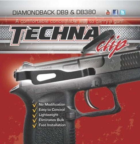 Techna Clip Handgun Retention Clip for Diamondback DB380 & DB9 Right Side