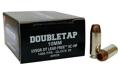 DoubleTap 10MM155X DT LEAD FREE Barnes TAC-XP Lead Free  155 Grain 10mm Auto