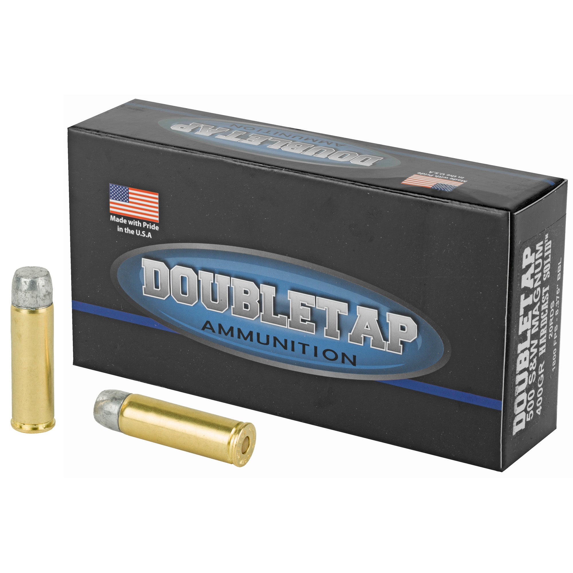 DoubleTap Hunter Self Defense .500 S&W Mag 400 gr Solid ammo