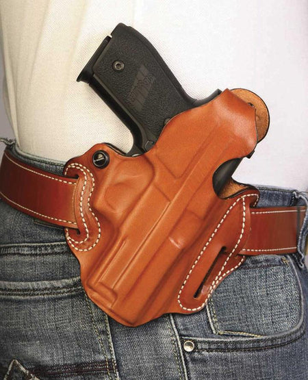 DeSantis Style 001 Thumb Break Scabbard Holster for S&W 5903 Tan Right Hand