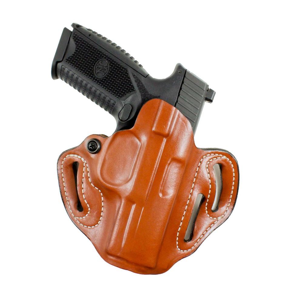 DeSantis #002 Speed Scabbard OWB Holster Colt 1911 4-4.25 Inch Tan Right Hand