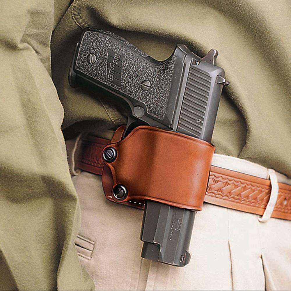 DeSantis #023 Yaqui Slide Holster for Double Action Autos Tan Right Hand