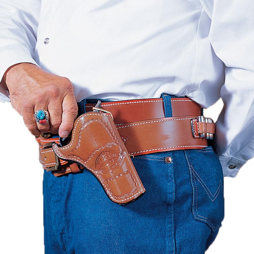 DeSantis Doc Holliday Cross Draw Holster for Colt SAA 4.75" Tan Right Hand