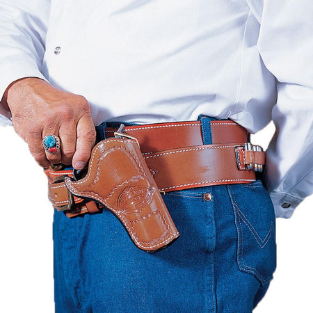 DeSantis Doc Holliday Cross Draw Holster for Colt SAA 4.75" Tan Right Hand