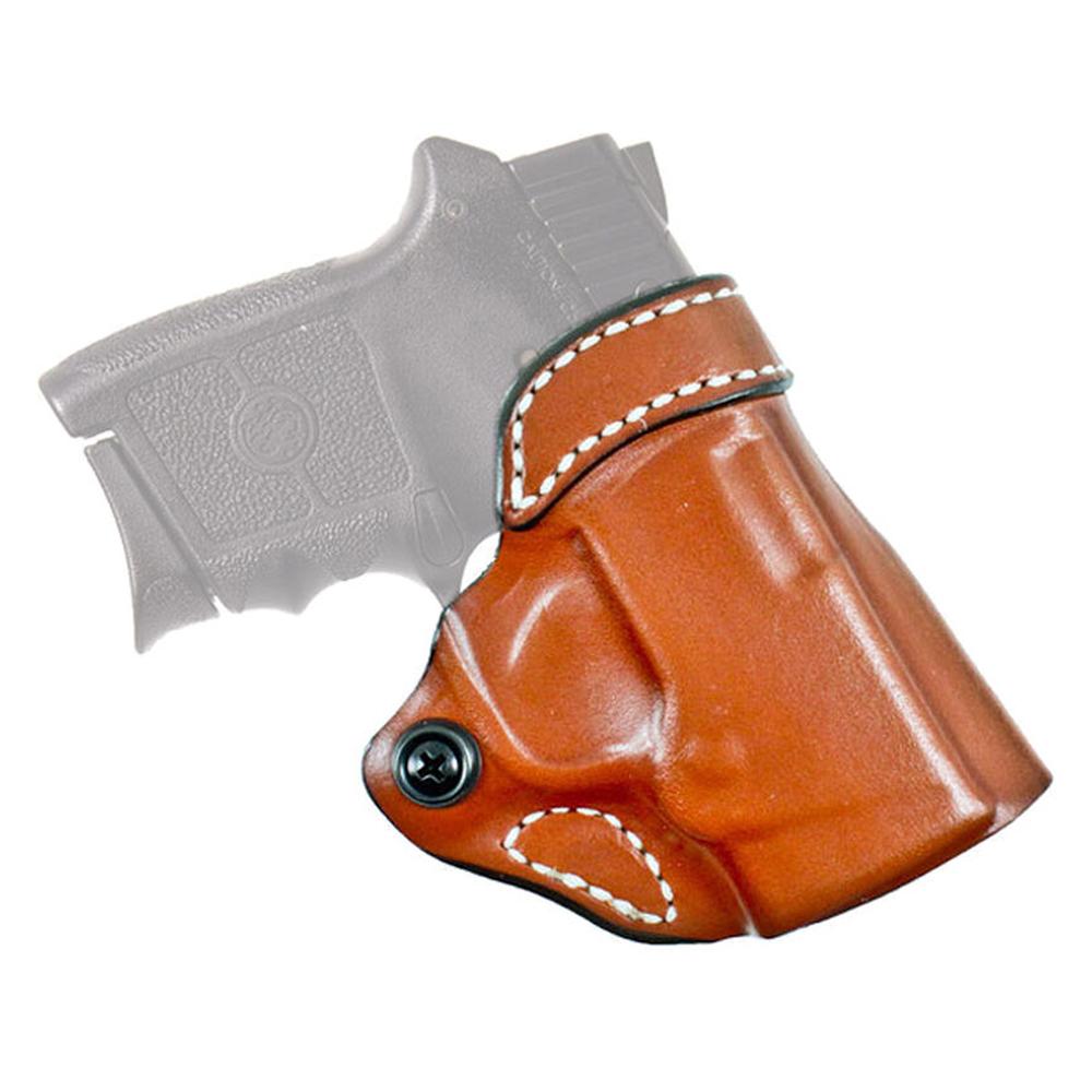 DeSantis #155 Criss-Cross Holster for Sig Sauer P938 Tan Right Hand