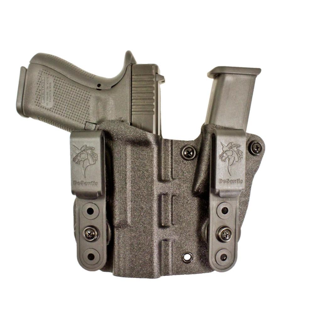 DeSantis Hidden Truth Appendix Carry Holster with Mag Pouch for Glock 19 - Black Right Hand