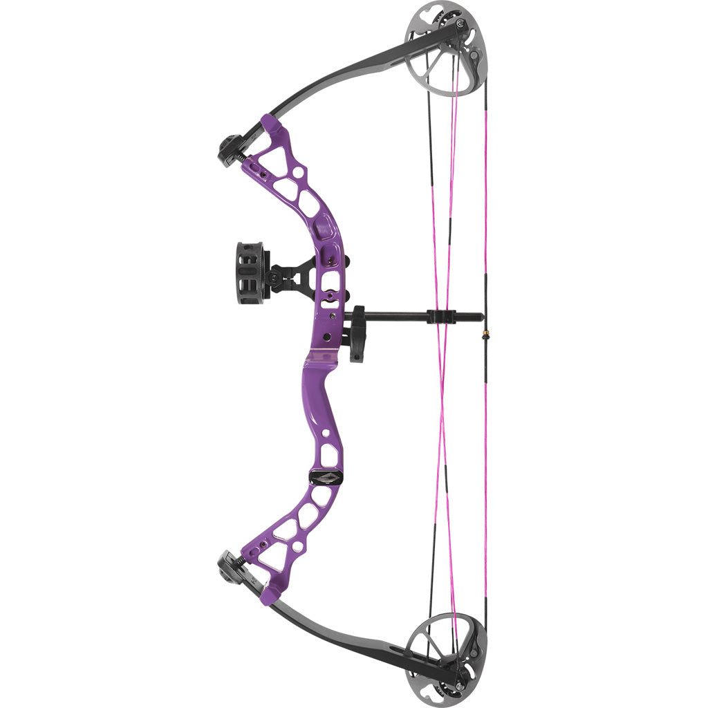 Diamond Atomic Youth Compound Bow Package Purple 12-24 in. 29 lbs. LH