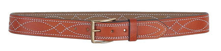DeSantis Fancy Stitched Leather Gun Belt Style B27 1-1/2" Tan Size 38