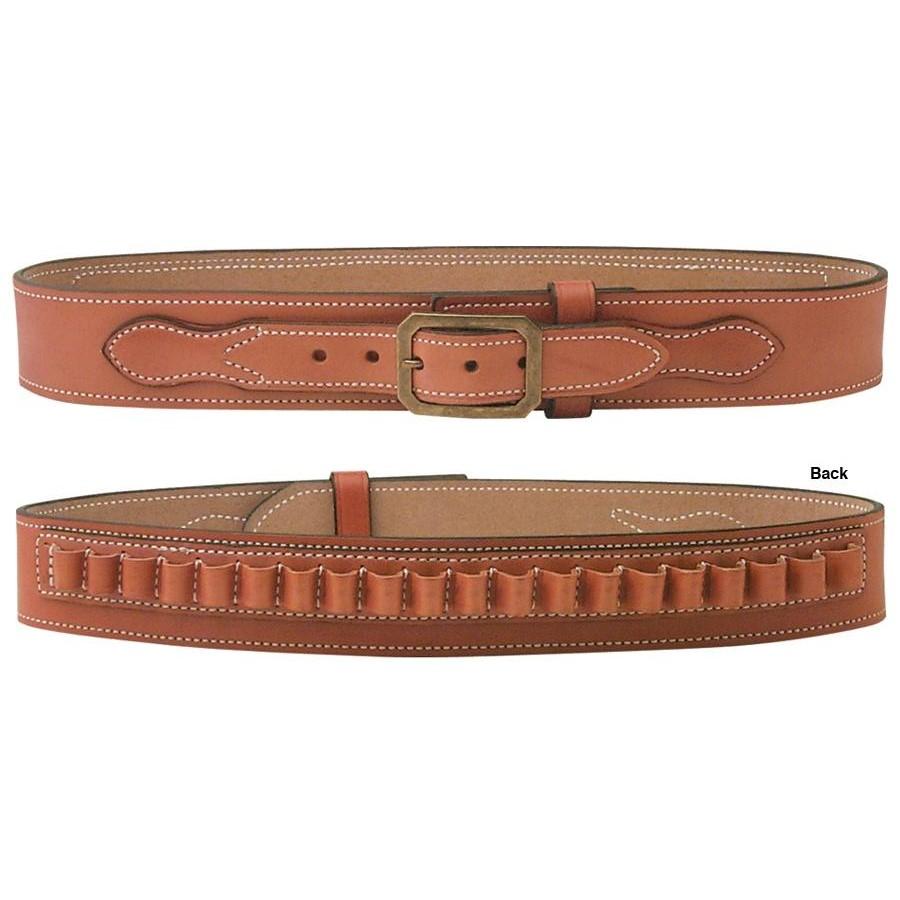 DeSantis Desperado Premium Leather Gun Belt .45 Cal 2.25in Tan Size 38