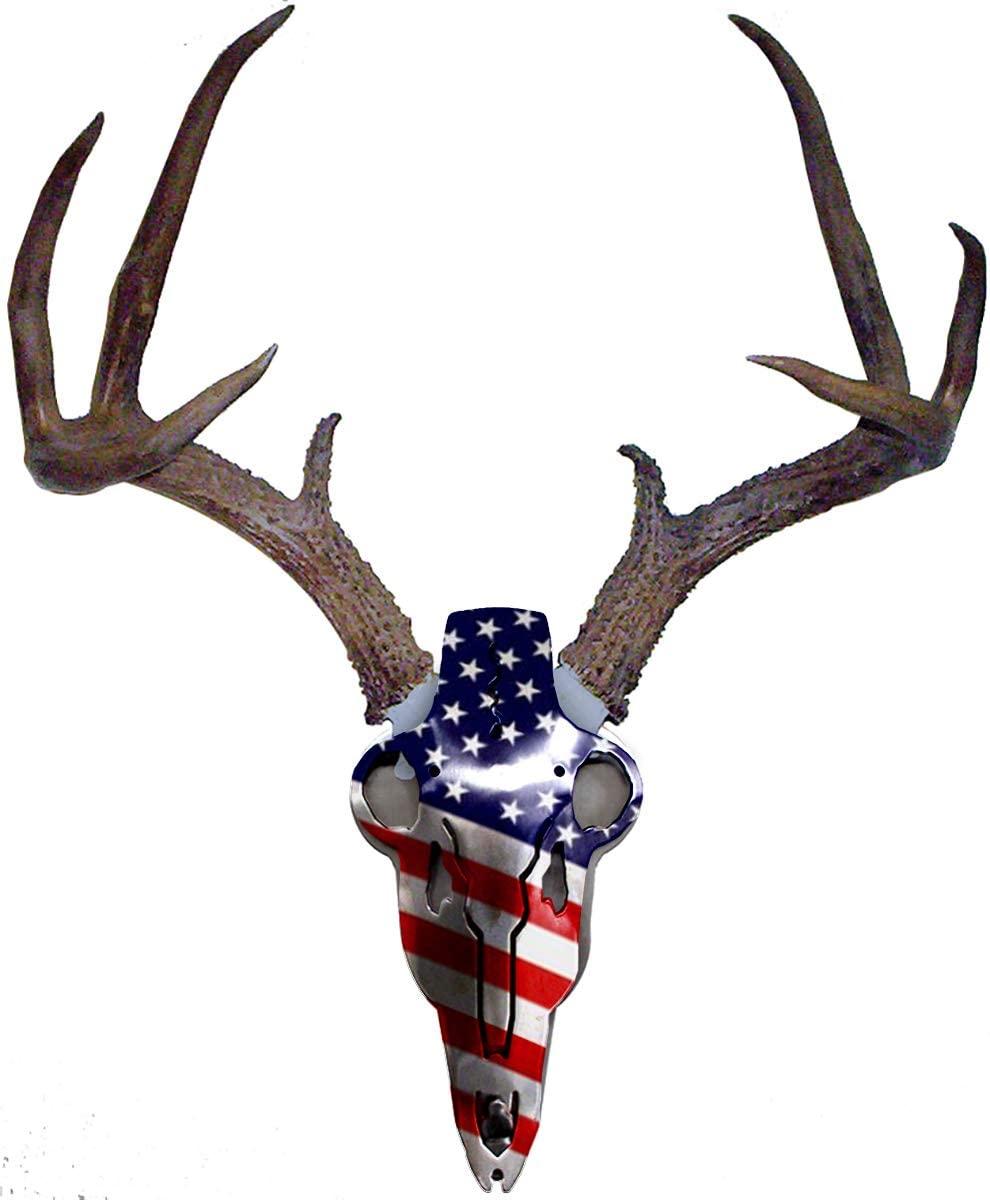 Do-All American Iron Buck Horn Mounting Kit Red White Blue