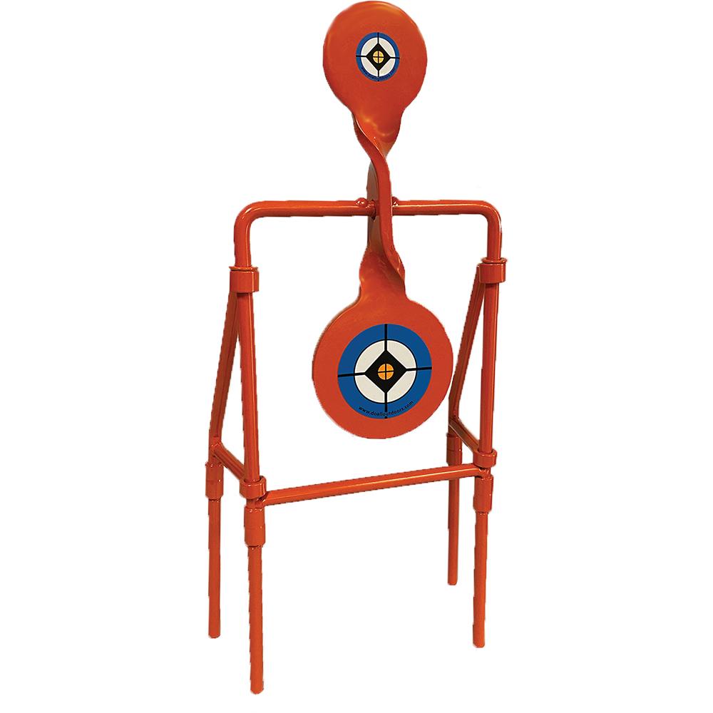 Do-All Outdoors Double Blast 2 Stacked Spinning Steel Shooting Targets